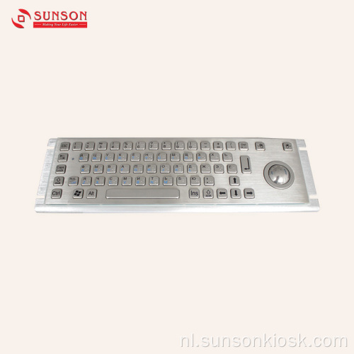 Vandaalbestendig metalen toetsenbord met touchpad